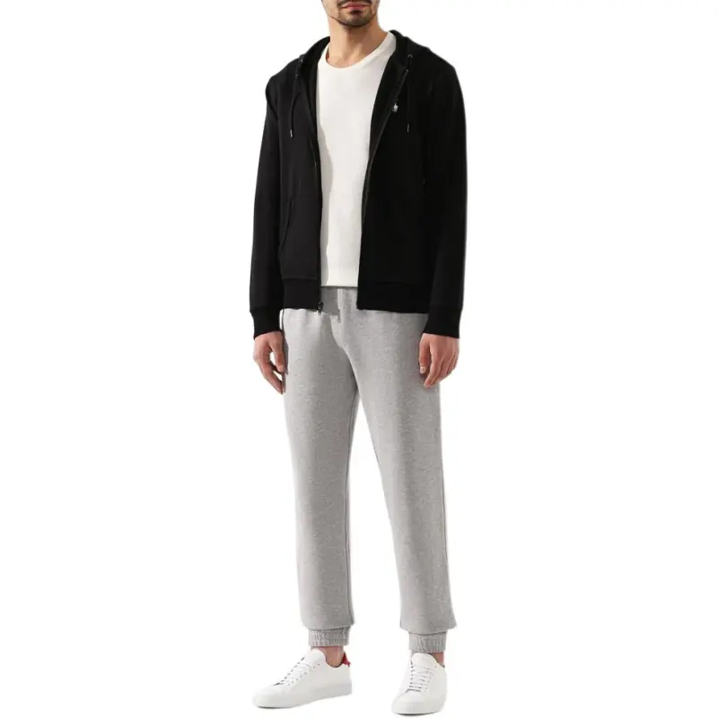 Burberry Knitted Sports Pants Men's Gray-1