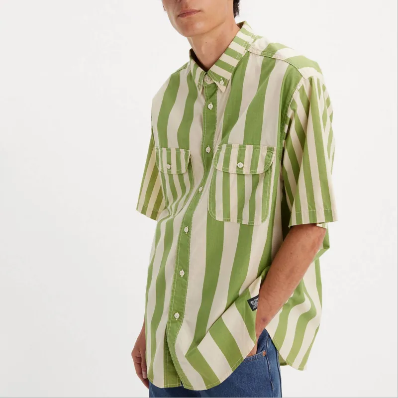 Levis Shirts Men Green-2