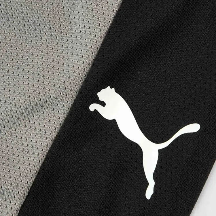 PUMA SHOTSHORT Basketball Shorts Men's Light Gray Black-2