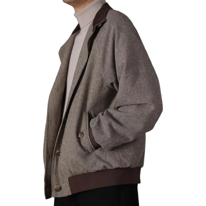 Hacikis Sweater Men's Light Beige Gray-3