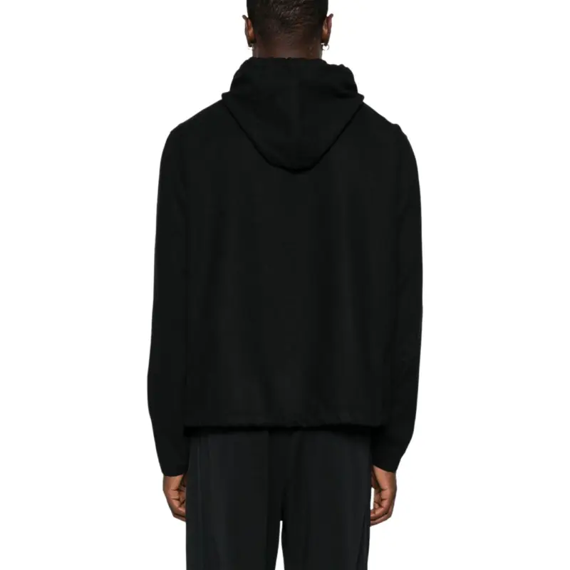 Y 3 Zipped Drawstring Hoodie-3