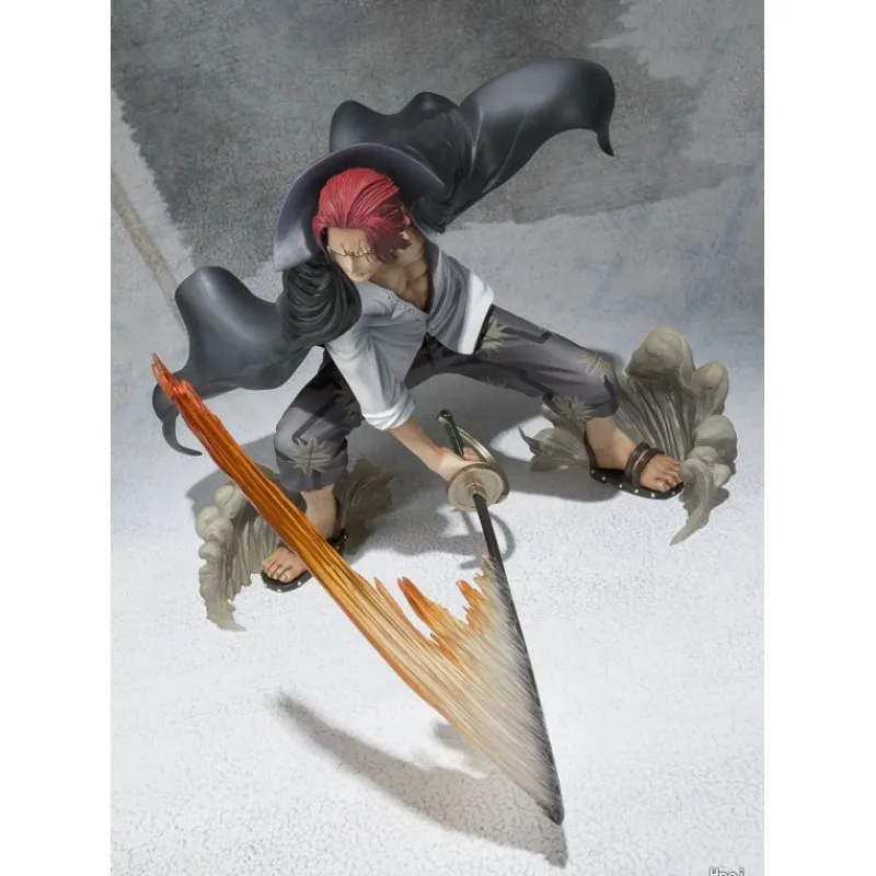 BANDAI Shanks Figuarts Zero Red Hair Battle Ver Scale Figures-3