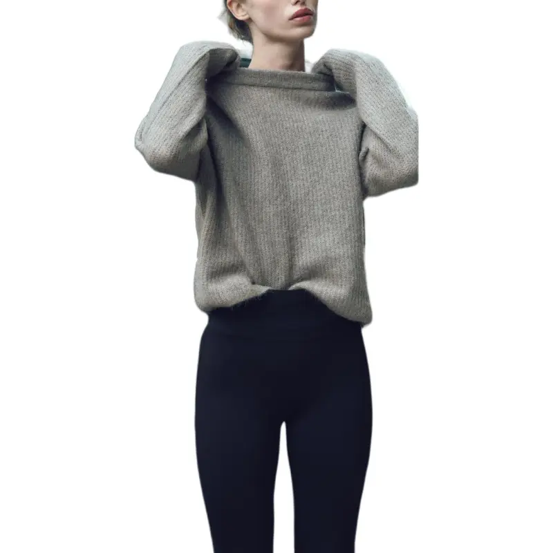 ZARA Sweater Women's Pearl Gray-2