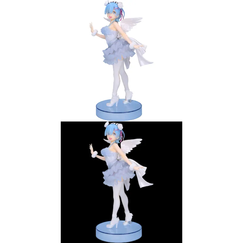 BANPRESTO Re Zero Starting Life In Another World Clear&Dressy Rem, Special Color Bonus Gifts-5