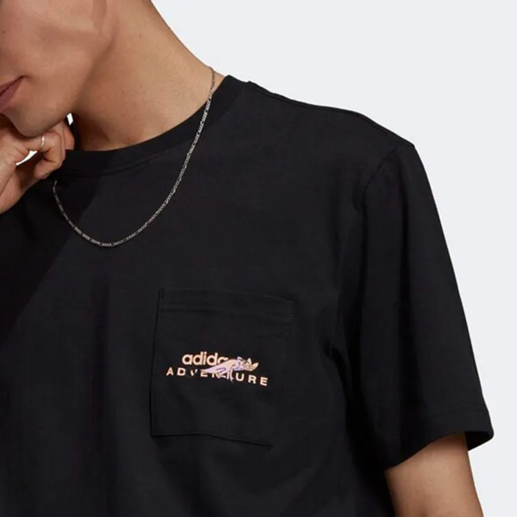 Adidas Originals Adv Pkt T Shirts Men Black-4