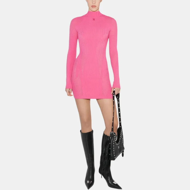 Misbhv Bianca Knitted Mesh Mini Dress-2