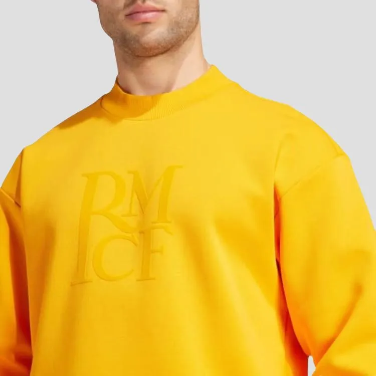 Adidas Real Madrid Sweatshirt Men's Yellow-3