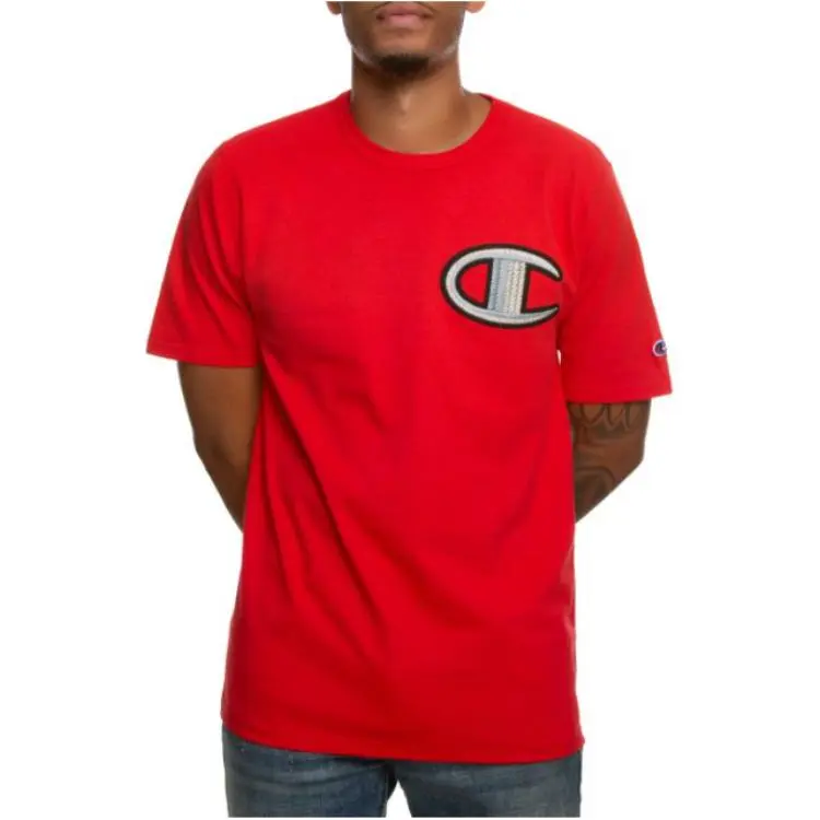Champion T Shirt US Version Unisex Red-2