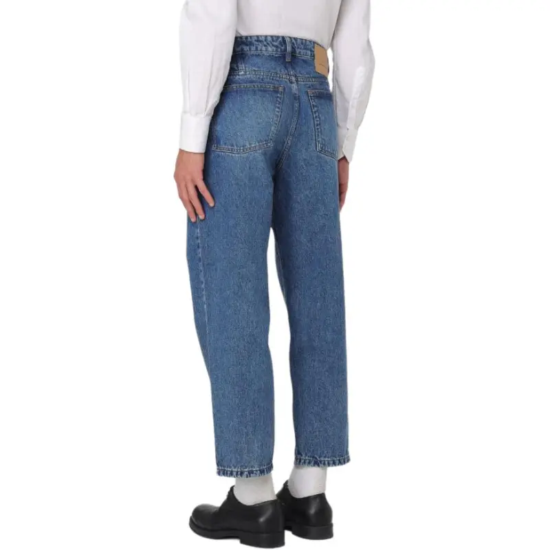 AMIPARIS Paris Logo Patch Tapered Fit Jeans-4