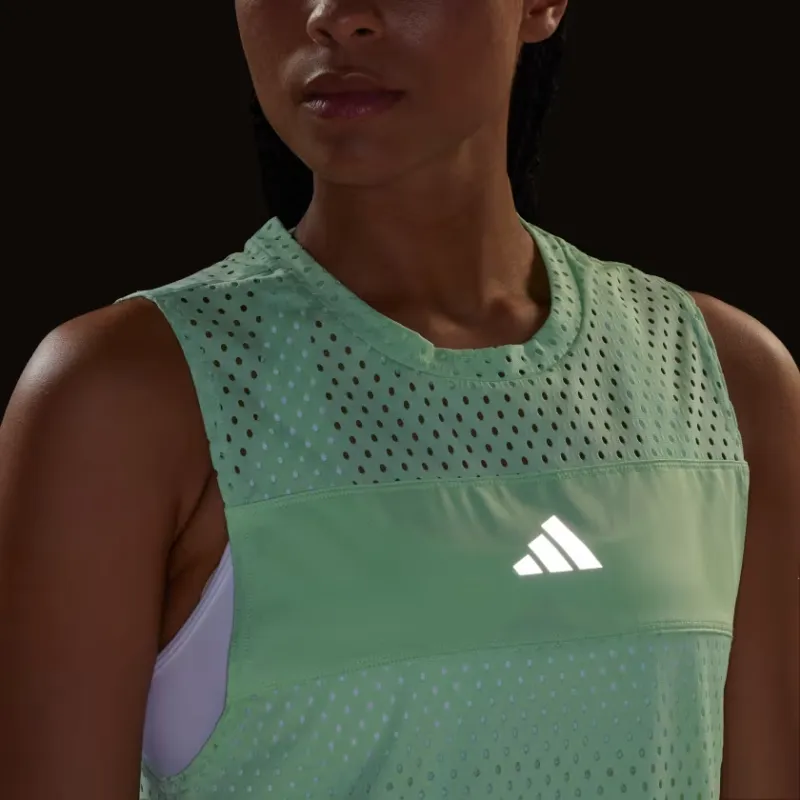 Adidas Tank Tops Women's Light Green-3