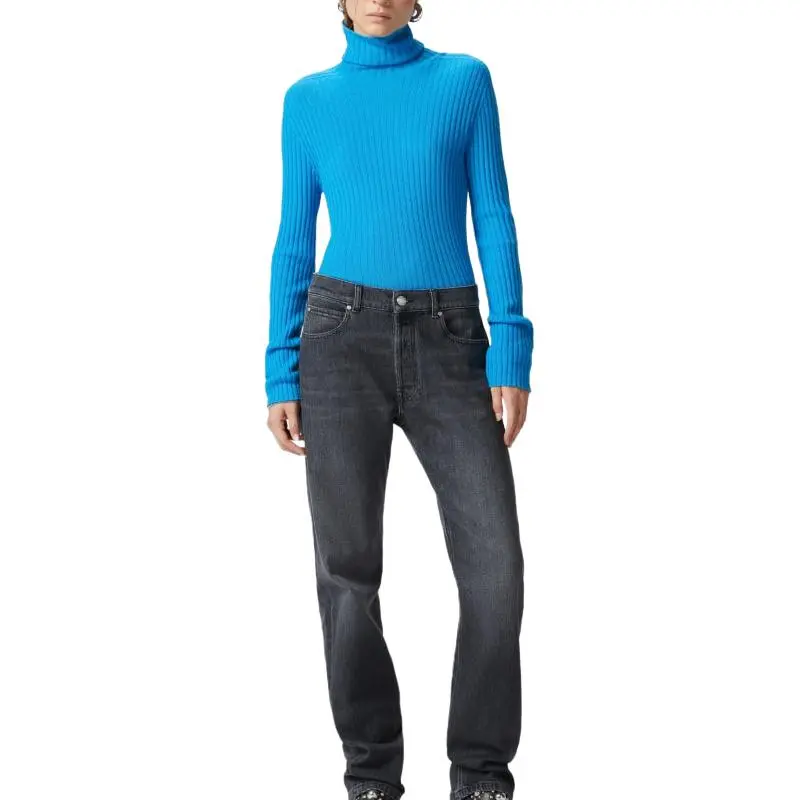 PINKO Kanaani Roll Neck Ribbed Jumper-2