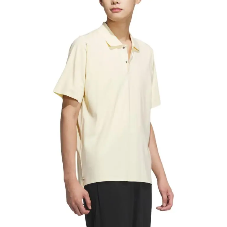 Adidas SS25 Polo Shirt Men's Warm Vanilla-1