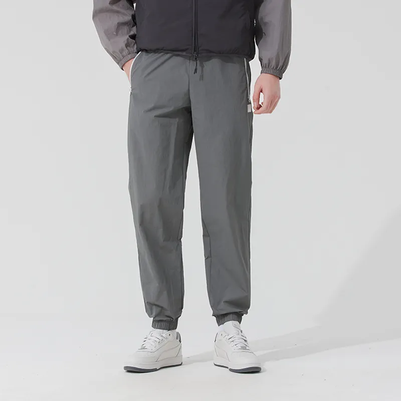 PUMA Sports Life Collection SS25 Knitted Sweatpants Men's Gray-1