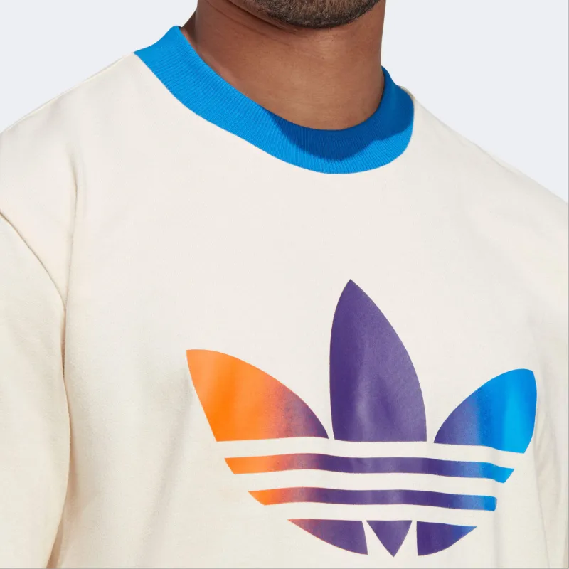 Adidas Originals Adicolor 70s T Shirt Men's Beige-4