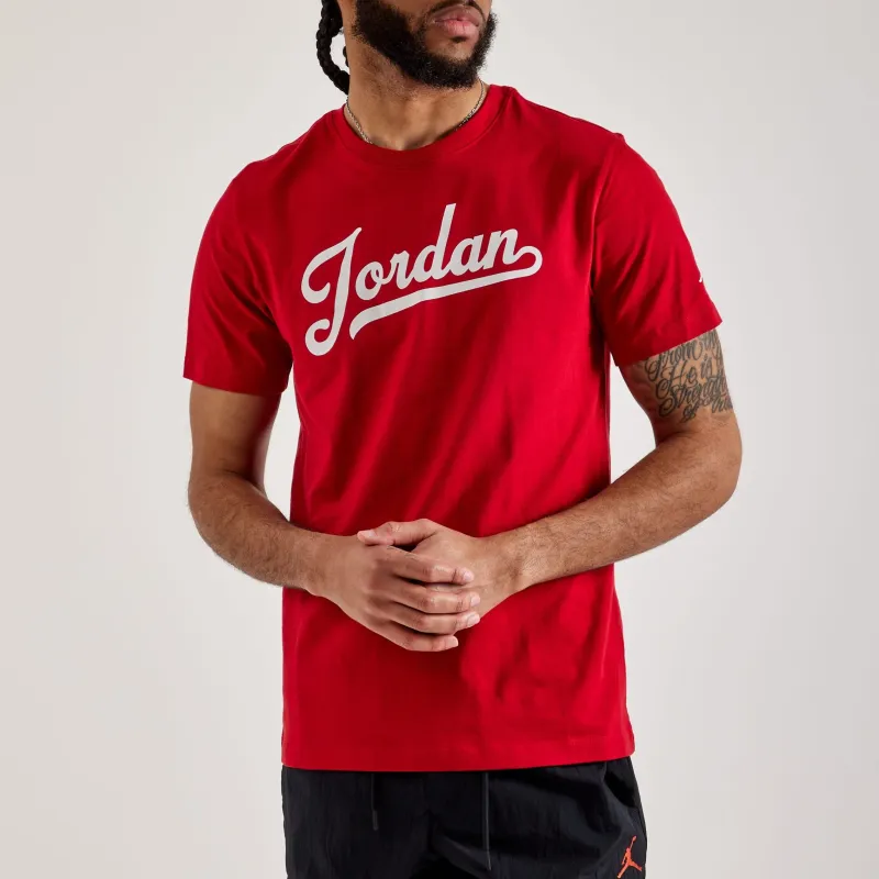 Jordan Flight MVP T Shirt Men's Gym Red-2