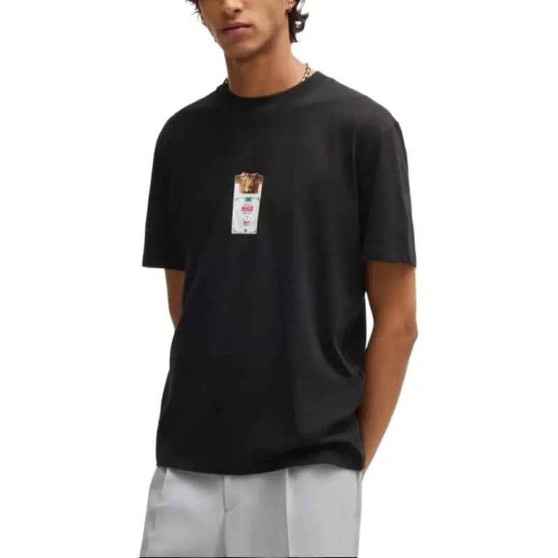 HUGO BOSS SS25 T Shirt Men's Black-1