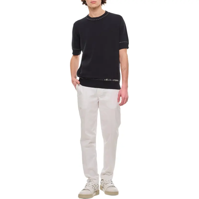 FENDI Knitwear Men Blue-4