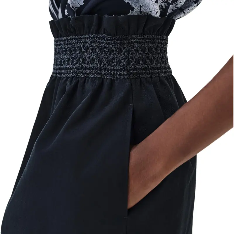 HERMES SS25 Casual Short Skirts Women's Black Blue-3