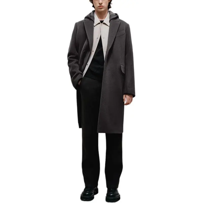 PEACEBIRD MEN x Juan Salazar Coats Men's Brown-2