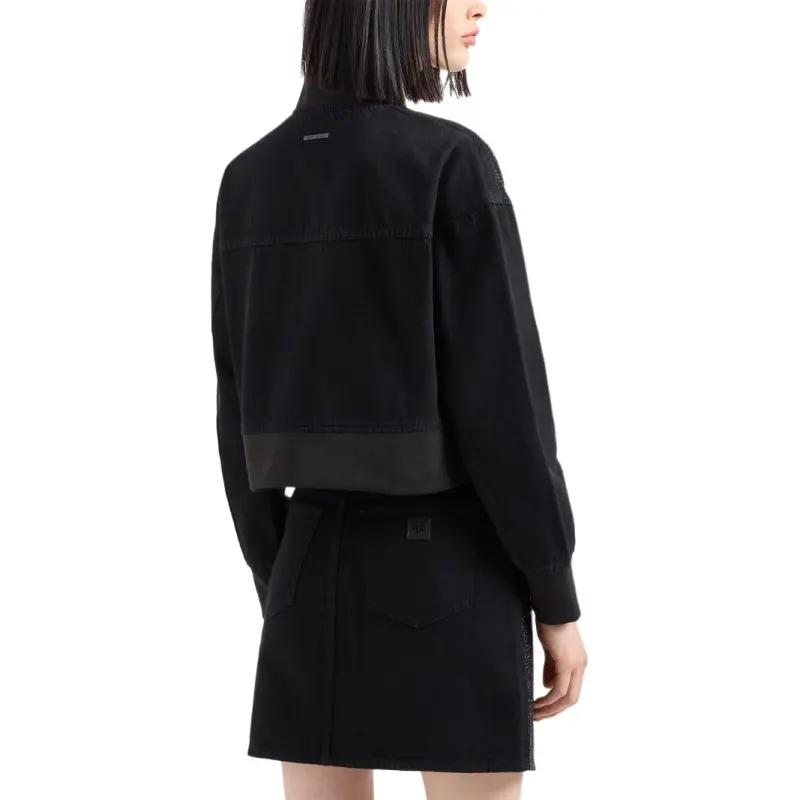 ARMANI EXCHANGE Rhinestone Zipped Jacket-2