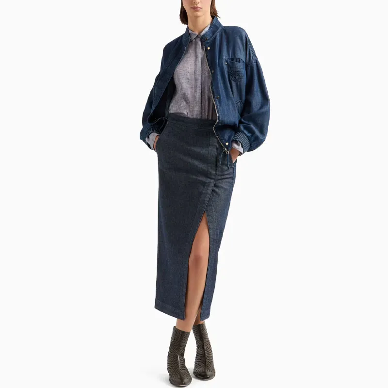 GIORGIO ARMANI Silk charmeuse Mélange print Shirt-3