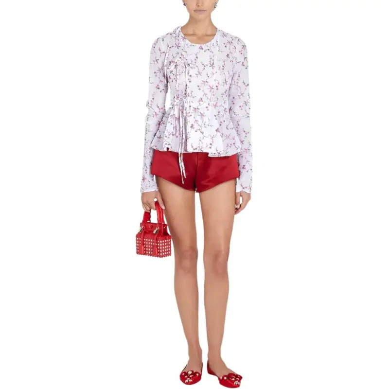 Giambattista Vall Cotton Blouse-1