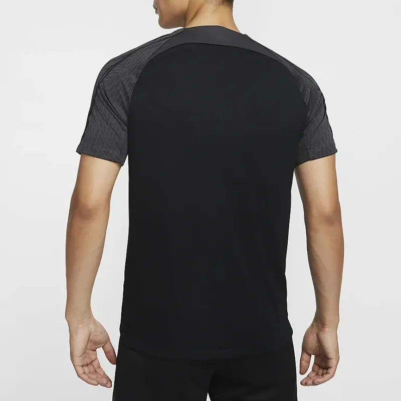 Nike DRI FIT Soccer Jerseys Men's Black/Coal Black/White-2