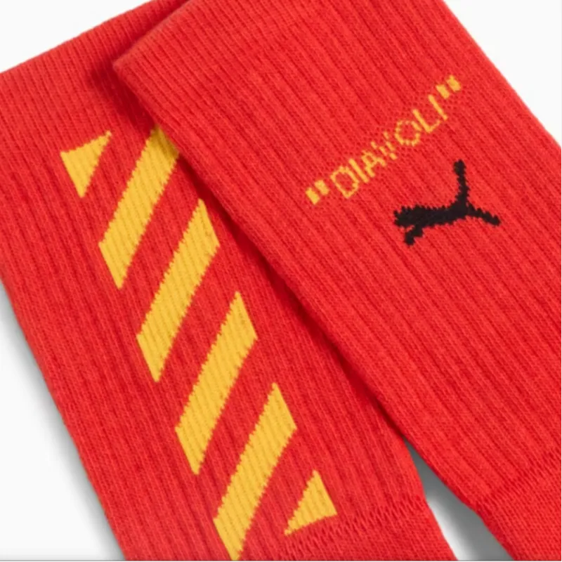 PUMA Soccer Socks Men's 1 Pack Red Yellow-2