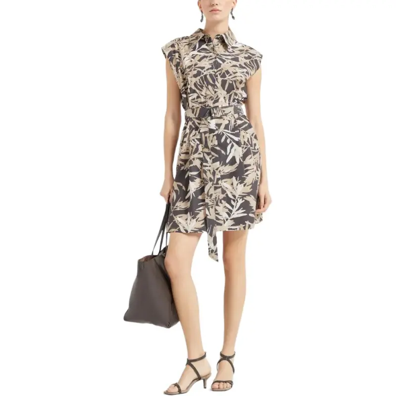 Brunello Cucinelli Abstract print Mini Dress-1
