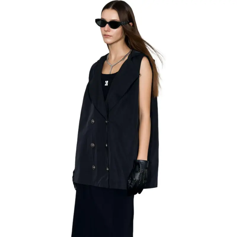 YJ1NGZYZJ Cloaks Women's Black-4