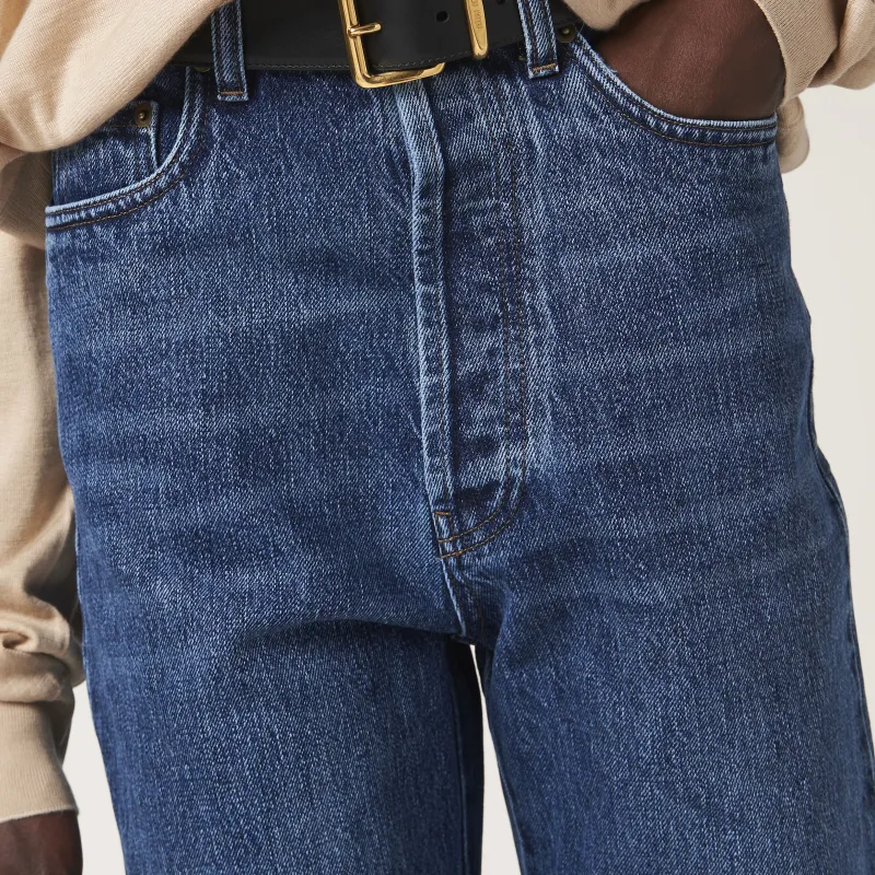 MIU MIU FW23 Jeans Women's Blue-3