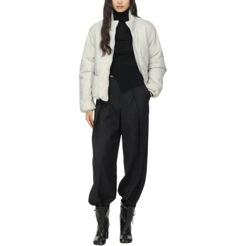 LOW CLASSIC Zip up Puffer Jacket-4