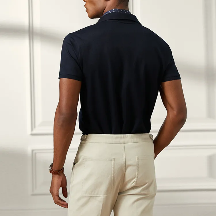 Ralph Lauren Purple Label Polo Bear embroidery Polo Shirt-3
