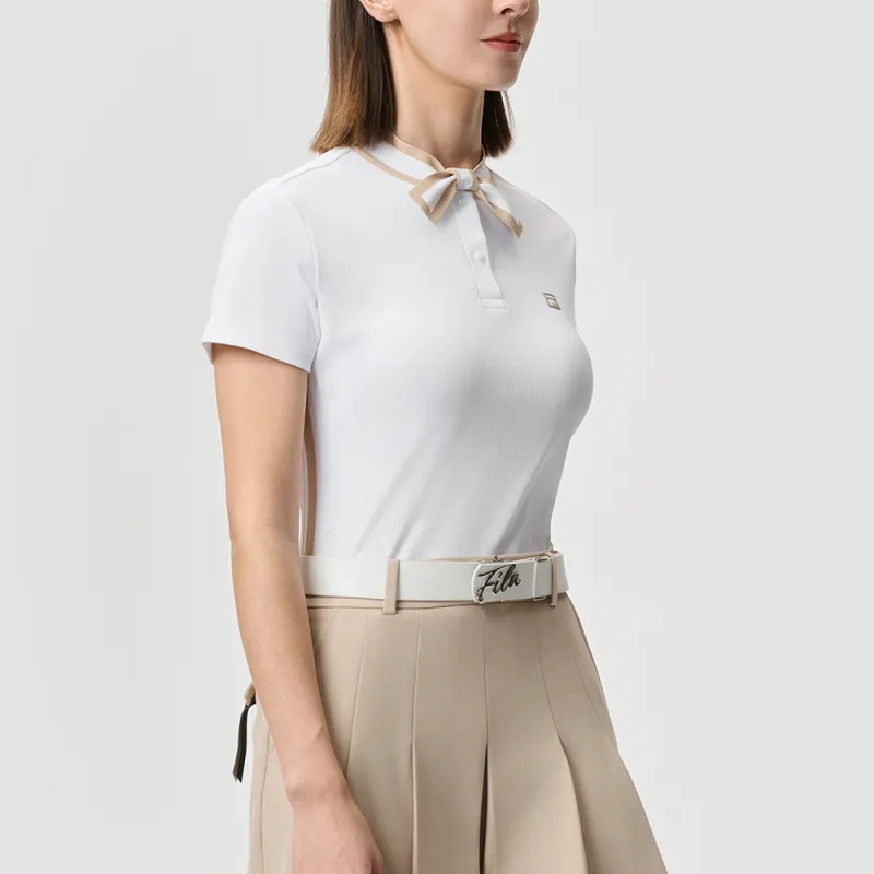 FILA Golf Series Polo Shirt Women's Jade White-3
