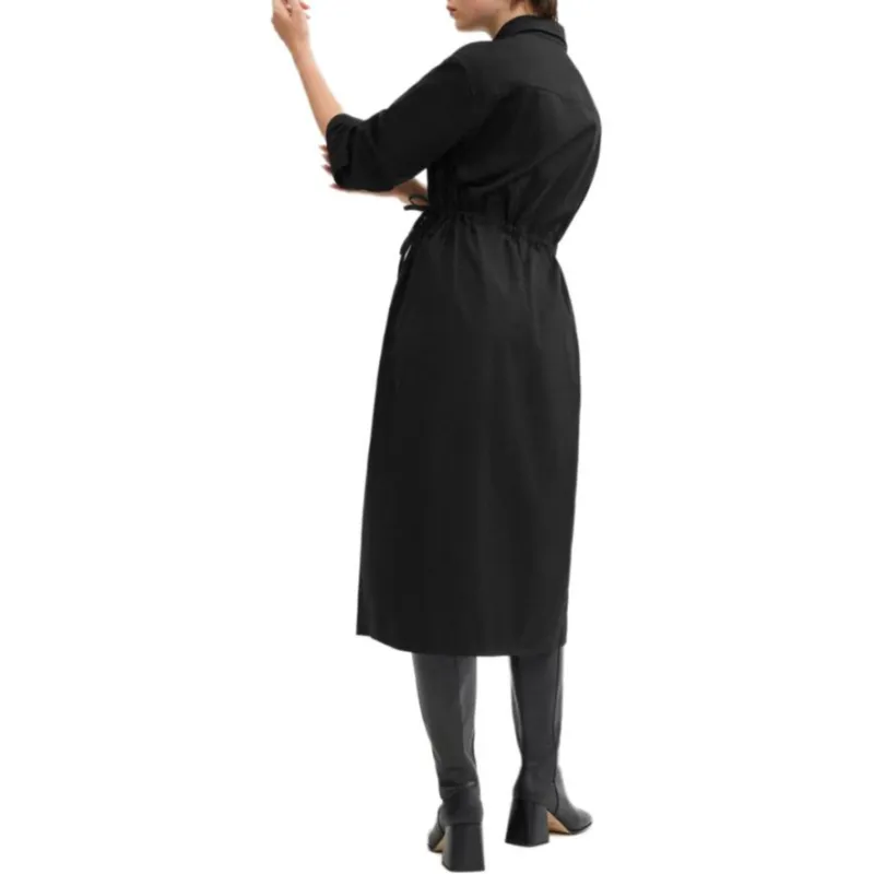 COACH Long Sleeved Dress Women's Black-2
