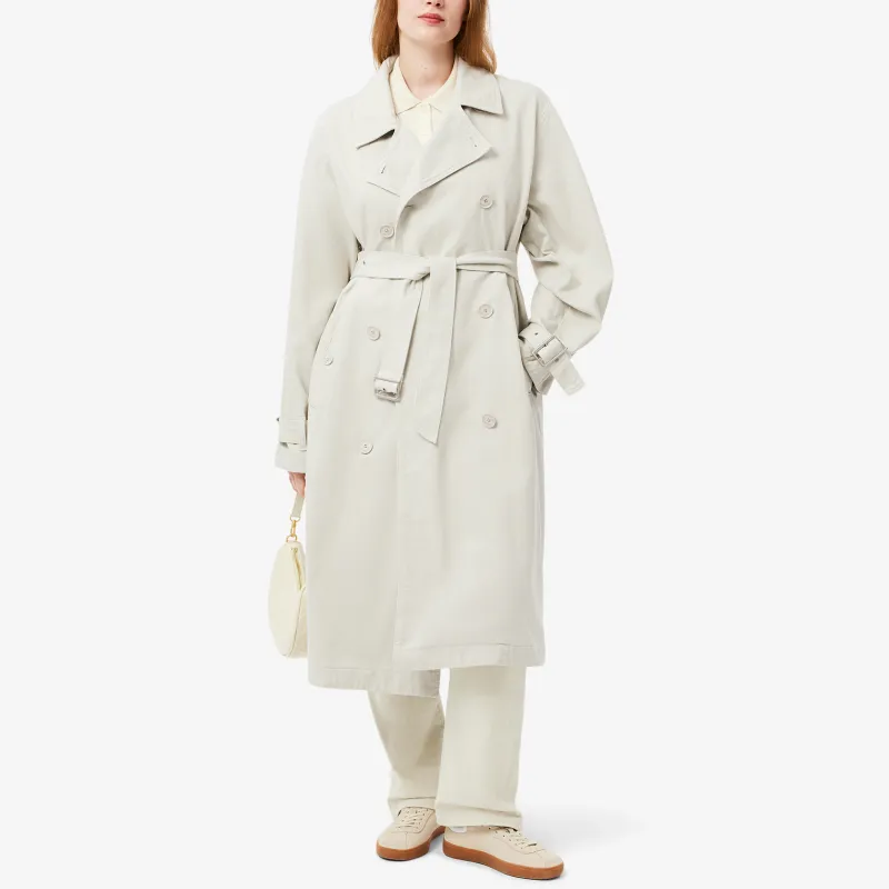 LACOSTE Trench Coat Women's Gray-1