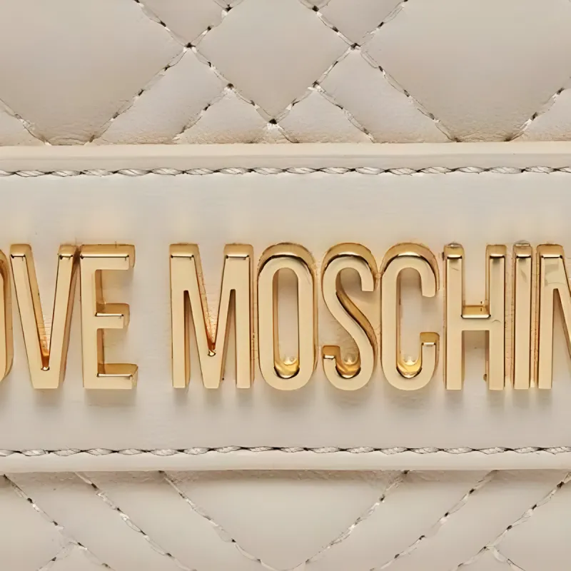 LOVE MOSCHINO Artificial Leather Handbag, Shoulder Bag, Crossbody Bag Trumpets Women's Ivory-3