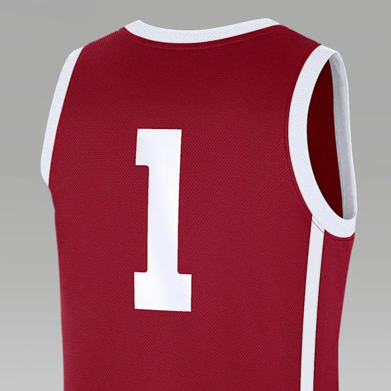 Jordan Oklahoma Sooners Replica Men's Jordan Brand College Basketball Jersey-3