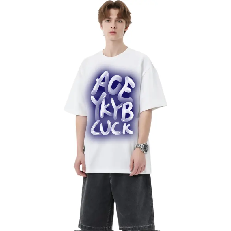YK&YB T Shirts Unisex White-2