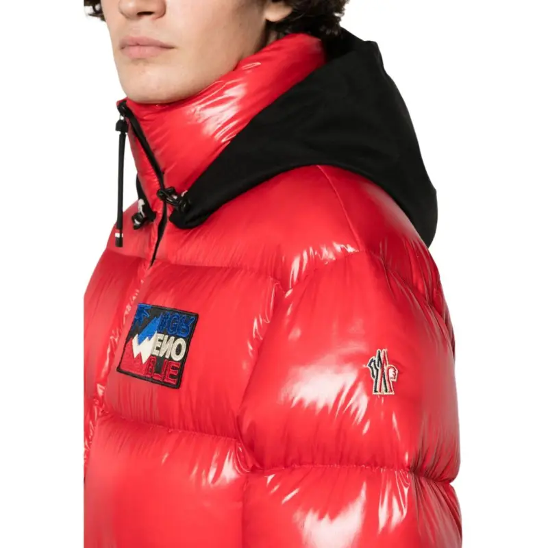 Moncler Grenoble Logo Patch Padded Down Jacket-4