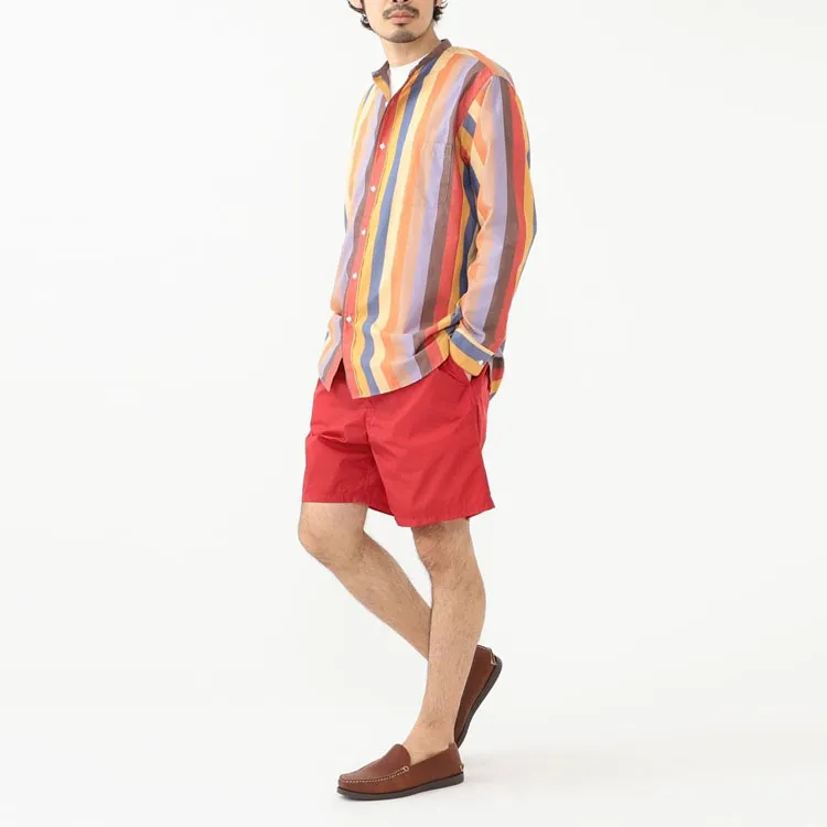 Beams Casual Shorts Men Red-5