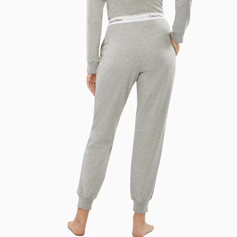 CALVIN KLEIN Casual Pants Women's Gray Mixed Color-1