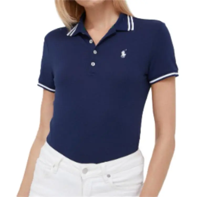 Polo Ralph Lauren SS25 Polo Shirt Women's Marine Blue-3