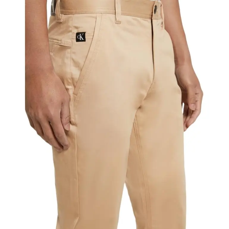 Calvin Klein Casual Pants Men Khaki-5