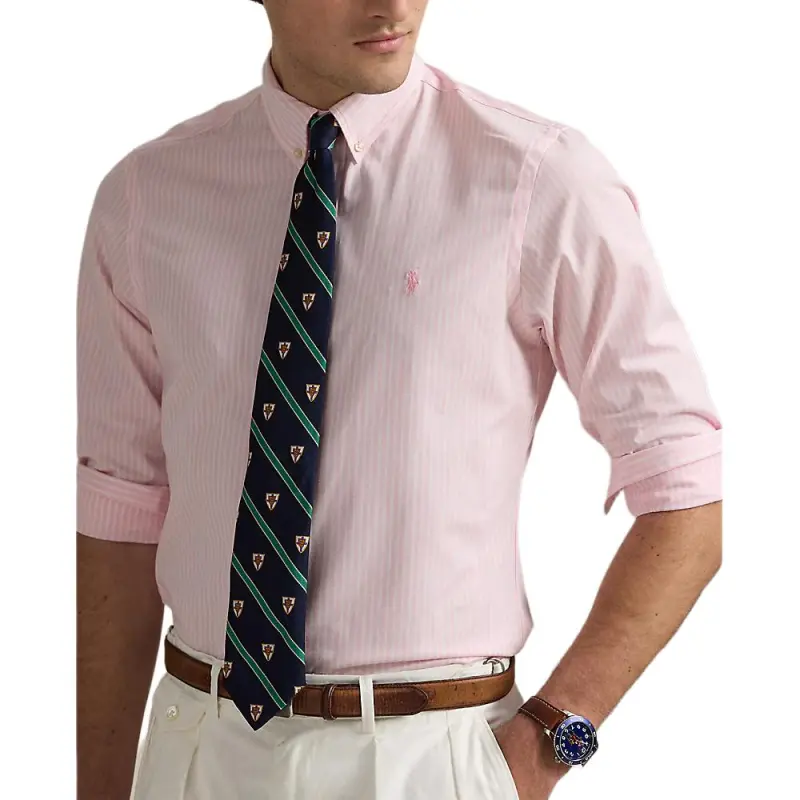 Polo Ralph Lauren All Fit Striped Stretch Poplin Shirt-4