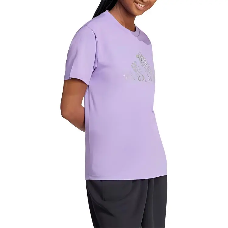 Adidas Free Shipping With AdiClub Tech Metallic Graphic Tee-3