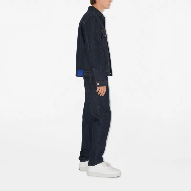 Burberry Logo appliqué Denim Jacket-3