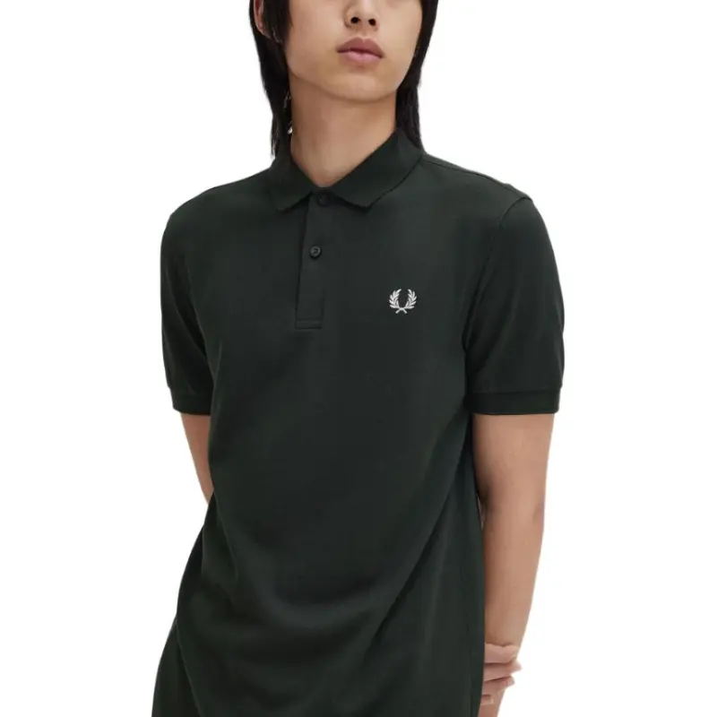 FRED PERRY Logo embroidered Polo Shirt-2