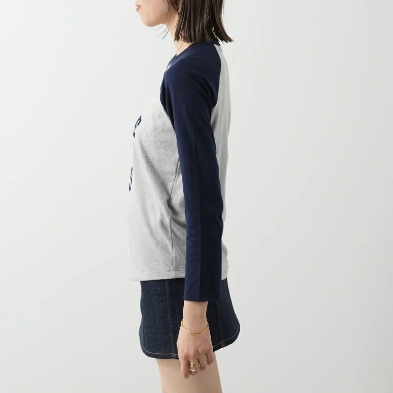 CELINE SS24 Raglan Sleeve T Shirt Women's Mixed Gray-7