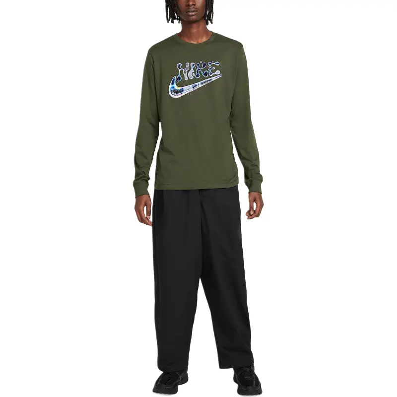 Nike Sportswear Club Long Sleeve T Shirt-3